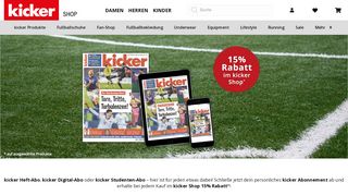 
                            8. Kontakt - shop.kicker.de