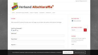 
                            2. Kontakt – Verband Allschlaraffia®