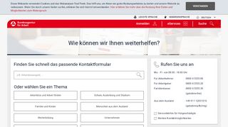 
                            4. Kontaktformular - Bundesagentur für Arbeit