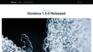 
                            8. Kontena 1.5 Released - blog.kontena.io