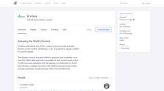 
                            7. Kontera Careers, Funding, and Management Team | AngelList
