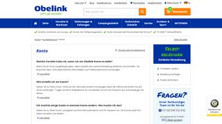 
                            4. Konto | Kundenservice - Obelink.de