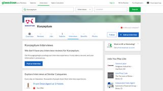 
                            2. Konzeptum Interview Questions | Glassdoor