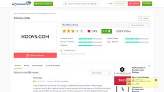 
                            4. KOOVS.COM Reviews, Feedback, Complaint, Experience ...