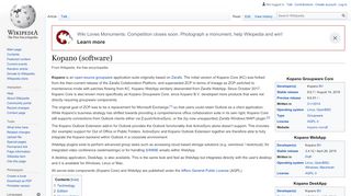 
                            2. Kopano (software) - Wikipedia