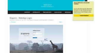 
                            5. Kopano – WebApp Login – TASTE-OF-IT