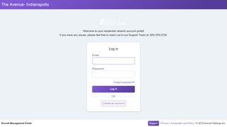 
                            9. Korcett Management Portal: Log in - The Avenue- Indianapolis