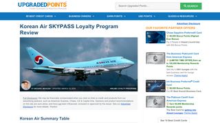 
                            3. Korean Air SKYPASS Loyalty Program Review - Detailed [2019]