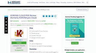 
                            6. KORONA CLOUD POS 2019 Review | Reviews, Ratings, Complaints