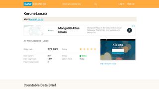 
                            5. Korunet.co.nz: Air New Zealand - Login - Easy Counter