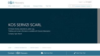 
                            9. KOS SERVIZI SCARL Company Profile | POTENZA PICENA ...