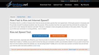 
                            7. Kos.net Speed Test - TestMy.net