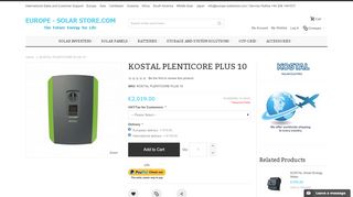 
                            9. KOSTAL PLENTICORE PLUS 10 - Europe-SolarStore.com