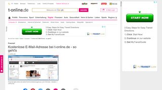 
                            4. Kostenlose E-Mail-Adresse bei t-online.de - so geht's