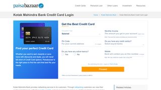 
                            7. Kotak Mahindra Credit Card Login,Kotak Net …