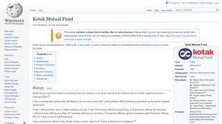 
                            8. Kotak Mutual Fund - Wikipedia