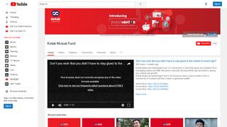 
                            7. Kotak Mutual Fund - YouTube