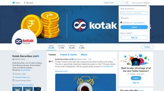 
                            8. Kotak Securities Ltd (@kotaksecurities) | Twitter