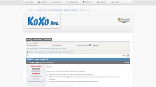 
                            2. KoXo Login V4 - Forum Koxo - Création de comptes Active Directory ...