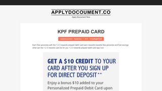 
                            7. kpf prepaid card | Applydocoument.co