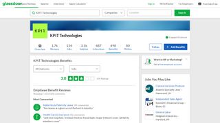 
                            2. KPIT Technologies Employee Benefits and Perks | Glassdoor