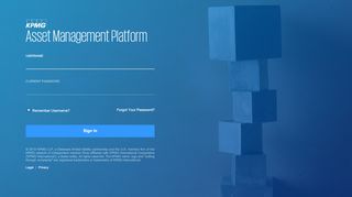 
                            1. KPMG Asset Management Platform : Login - KPMG, LLP