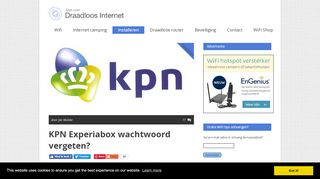 
                            4. KPN Experiabox wachtwoord vergeten?