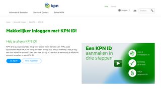 
                            4. KPN ID: makkelijker inloggen | KPN