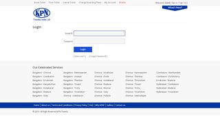
                            7. KPN Travels : Login