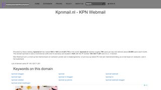 
                            7. Kpnmail.nl - KPN Webmail - freekeyworddifficultytool.com