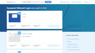 
                            7. Kpnqwest Webmail Login at top.accessify.com