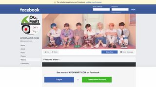 
                            9. KPOPMART.COM - Videos | Facebook