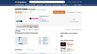 
                            2. KPOPTOWN Reviews - 90 Reviews of Kpoptown.com | Sitejabber