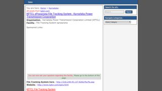 
                            7. KPTCL ePrasarana File Tracking System : Karnataka Power ...