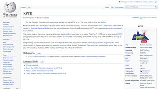 
                            4. KPTE - Wikipedia