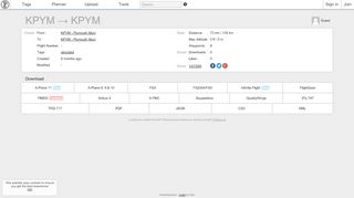 
                            7. KPYM to KPYM - Flight Plan Database