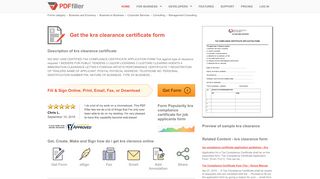 
                            9. Kra Clearance Certificate - Fill Online, Printable, Fillable, Blank ...