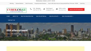 
                            5. KRA eRecruitment - Cyber.co.ke Portal