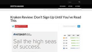 
                            6. Kraken Review: Don't Sign Up Until You've Read …