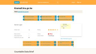 
                            6. Kramail.kra.go.ke: Server Login - Easy Counter