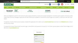 
                            6. Kramp Login - atkins.ie