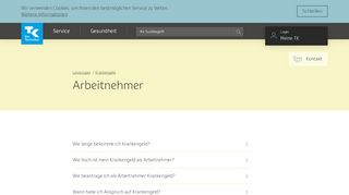 
                            2. Krankengeld für Arbeitnehmer | Die Techniker