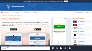 
                            6. KRCL application - onlineradiobox.com