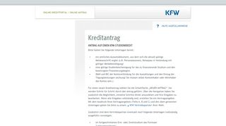 
                            8. Kreditantrag für KfW-Studienkredit