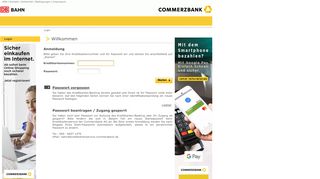 
                            9. Kreditkartenbanking der BahnCard Kreditkarte