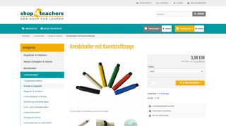 
                            6. Kreidehalter mit Kunststoffzange - Shop.4teachers.de