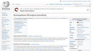 
                            4. Kreissparkasse Herzogtum Lauenburg – Wikipedia