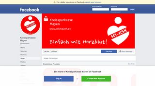 
                            7. Kreissparkasse Mayen - Shop | Facebook