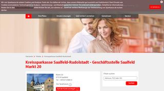 
                            4. Kreissparkasse Saalfeld-Rudolstadt - Geschäftsstelle Saalfeld Markt ...