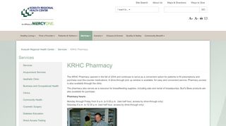 
                            8. KRHC Pharmacy - Kossuth Regional Health Center